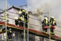 Dachstuhlbrand Koeln Poll Geislarerstr P264